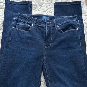 J. Jill Dark Blue Straight Leg High-Rise  Jeans